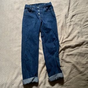 Vintage medium wash high waist Levi’s